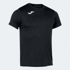 Koszulka do biegania męska Joma Record II. Czarne t-shirty dla chłopców Joma, bez wzorów, z materiału, bez ramiączek. Za 140.50 zł.