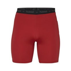 Spodenki termoaktywne piłkarskie dla dorosłych Hummel First Performance Tight. Czerwone krótkie spodenki sportowe męskie Hummel, m, bez wzorów, na fitness i siłownię. Za 115.00 zł.