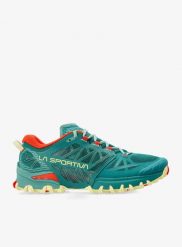 Buty trailowe damskie La Sportiva Bushido III. Zielone obuwie sportowe damskie La Sportiva, bez wzorów, z gumy, do biegania. Za 890.20 zł.