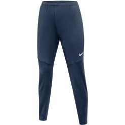 Spodnie damskie Nike Dri-Fit Park 26 Pant KP. Niebieskie spodnie materiałowe damskie Nike, bez wzorów, z poliesteru, do piłki nożnej, dri-fit (nike). Za 108.99 zł.