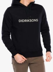 Bluza z kapturem Didriksons Ven Hoodie Didriksons. Czarne bluzy męskie Didriksons, s, bez wzorów, z bawełny, z kapturem. Za 389.95 zł.