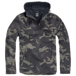 Kurtka sportowa męska Brandit Windbreaker Zimowa. Czarne kurtki snowboardowe męskie Brandit, m, bez wzorów, z polaru, bez kaptura, rowerowe. Za 261.30 zł.