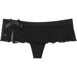 Stringi mini bonprix czarny. Czarne stringi damskie bonprix, z bawełny. Za 29.99 zł.