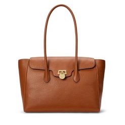 Torebka LAUREN RALPH LAUREN. Brązowe torebki do ręki damskie Lauren Ralph Lauren, bez wzorów, klasyczne, bez dodatków. Za 1,429.00 zł.