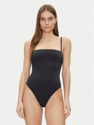 Calvin Klein Swimwear Strój kąpielowy Bandeau One Piece-Rp KW0KW02709 Czarny. Czarne kostiumy jednoczęściowe damskie Calvin Klein Swimwear, l, bez wzorów, z syntetyku. Za 299.99 zł.