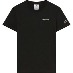 T-shirt Damski. Czarne koszulki sportowe damskie Champion, bez wzorów, sportowe, bez kołnierzyka. Za 131.99 zł.