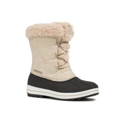 Damskie kozaki śnieżne - KIMBERFEEL - ADRIANA2. Szare kozaki damskie Kimberfeel, z materiału, bez obcasa. Za 329.99 zł.