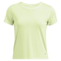 Koszulka do biegania damska Under Armour Launch. Zielone t-shirty damskie Under Armour, xs, bez wzorów, sportowe, bez kołnierzyka. Za 99.99 zł.