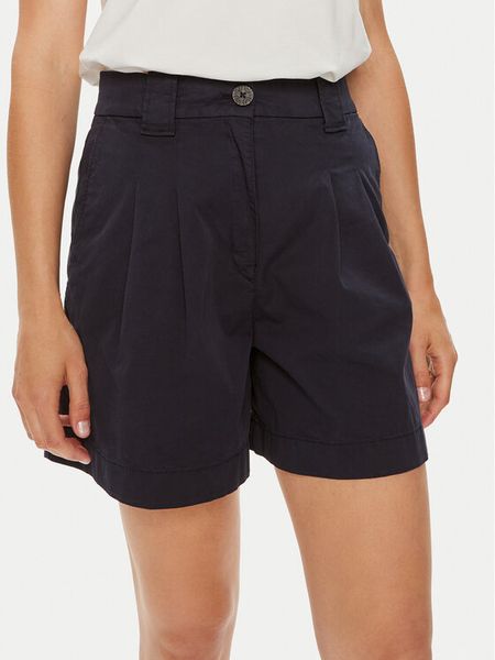 HUGO Szorty materiałowe Hanicola-1-D 50489969 Granatowy Relaxed Fit. Niebieskie szorty damskie Hugo, bez wzorów, z bawełny. Za 499.99 zł.