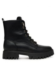 Guess Trapery FLTFNA ELE10 Czarny. Czarne śniegowce i trapery damskie Guess, ze skóry. Za 639.99 zł.