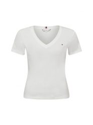 Tommy Hilfiger Koszulka Kobiety Bawełna biały, M. Białe t-shirty damskie Tommy Hilfiger, m, bez wzorów, z bawełny, bez kołnierzyka. Za 239.95 zł.