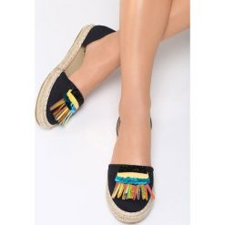 Czarne Espadryle Rhythm. Czarne espadryle damskie Born2be, z materiału. Za 49.99 zł.
