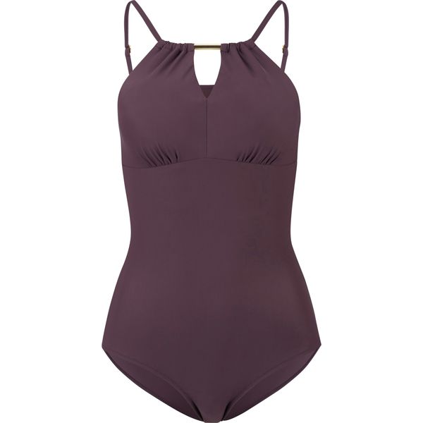 Kostium kąpielowy ze średnim efektem modelowania sylwetki. Czarne kostiumy jednoczęściowe damskie bonprix, bez wzorów, eleganckie. Za 139.99 zł.