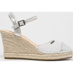Big Star - Espadryle. Szare espadryle damskie marki Big Star, bez wzorów, z materiału, retro. W wyprzedaży za 89.90 zł.
