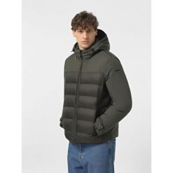 Kurtka GEOX M SAPIENZA Zielony. Zielone kurtki męskie Geox, m, bez wzorów, z puchu, sportowe, bez kaptura. Za 821.99 zł.