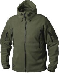 Helikon-Tex polar Helikon PATRIOT z kapturem - olive green L. Zielone bluzy męskie HELIKON-TEX, l, bez wzorów, z polaru, z kapturem. Za 252.86 zł.