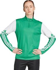 Adidas Bluza damska adidas Squadra 25 Training Top zielona JP3159 S. Zielone bluzy damskie Adidas, s, bez wzorów, bez kaptura. Za 198.99 zł.