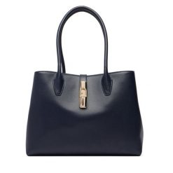 Torebka Furla. Niebieskie torebki do ręki damskie Furla, bez wzorów, klasyczne, bez dodatków. Za 1,529.00 zł.