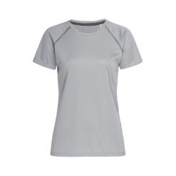 Koszulka Damska Active 140 Team Raglan. Czarne koszulki sportowe damskie Stedman, l, bez wzorów, sportowe, bez kołnierzyka. Za 61.99 zł.