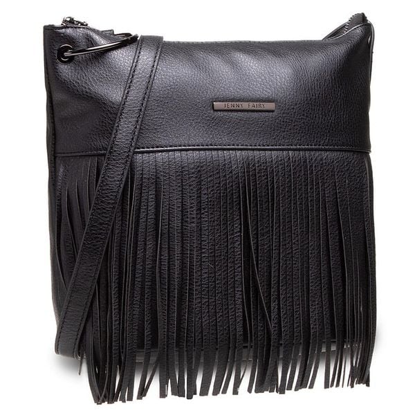 Torebka Jenny Fairy. Czarne listonoszki damskie Jenny Fairy, bez wzorów, bez dodatków. Za 44.99 zł.