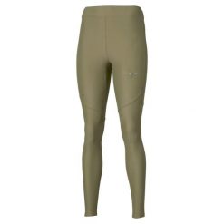 Damskie legginsy Mizuno Active Alpha. Zielone legginsy damskie Mizuno, m, bez wzorów, z tkaniny, długie, do biegania. Za 284.50 zł.