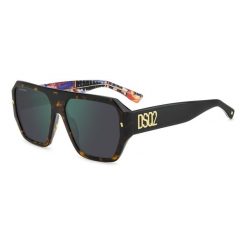 Okulary przeciwsłoneczne męskie DSQUARED2 D2 0128/S 2VM, rozmiar 58 mm. Zielone okulary przeciwsłoneczne męskie Dsquared. Za 1,243.65 zł.