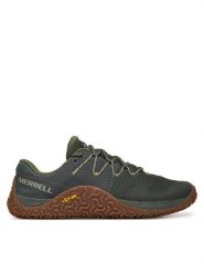 Merrell Buty do biegania Trail Glove 7 mesh Zielony. Zielone buty sportowe męskie Merrell, z materiału, bez zapięcia, do biegania. Za 429.99 zł.