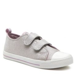 Trampki Nelli Blu. Szare trampki i tenisówki dziewczęce Nelli Blu, bez wzorów, bez zapięcia. Za 69.99 zł.