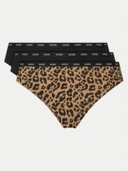 Guess Komplet 3 par fig klasycznych O5RG15 K6YW1 Kolorowy. Figi damskie Guess, xs, z aplikacjami, z bawełny. Za 99.99 zł.