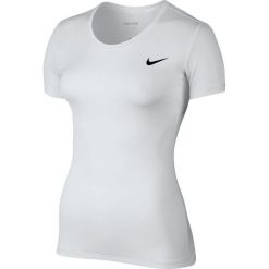 Nike Koszulka damska Women's Pro Cool Top biała r. L (725745 100). Bluzki damskie marki Nike. Za 88.99 zł.