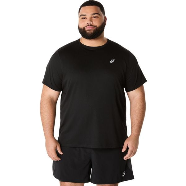 Koszulka Asics Core. Niebieskie koszulki sportowe męskie Asics, xl, bez wzorów, z materiału, bez kołnierzyka, bez ramiączek, do biegania. Za 165.00 zł.