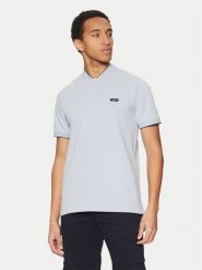 Calvin Klein Polo K10K114139 Niebieski Regular Fit. Niebieskie koszulki polo męskie Calvin Klein, m, bez wzorów, z bawełny, bez ramiączek. Za 219.99 zł.