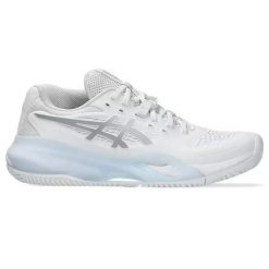 Buty tenisowe Asics Gel-Resolution X Clay Białe/Srebrne. Białe obuwie sportowe damskie Asics, bez wzorów, z gumy, tenisowe. Za 828.00 zł.
