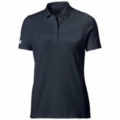 Damska koszulka polo Helly Hansen crew tech. Niebieskie koszulki sportowe damskie Helly Hansen, l, bez wzorów, bez kołnierzyka, bez ramiączek, żeglarskie. W wyprzedaży za 254.35 zł.