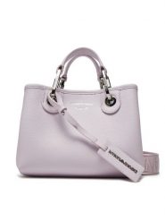 Emporio Armani Torebka EW000382 AF12036 M4033 Różowy. Czerwone torebki do ręki damskie Emporio Armani, bez wzorów, ze skóry, bez dodatków. Za 659.99 zł.