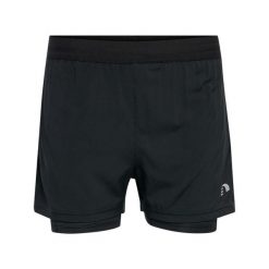 Szorty damskie Newline core. Czarne szorty sportowe damskie Newline, s, bez wzorów, z dżerseju, na fitness i siłownię. Za 176.00 zł.