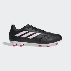 Buty do piłki nożnej dla dorosłych Adidas Copa Pure.3 FG. Białe obuwie sportowe damskie Adidas, bez wzorów, do piłki nożnej. Za 301.99 zł.