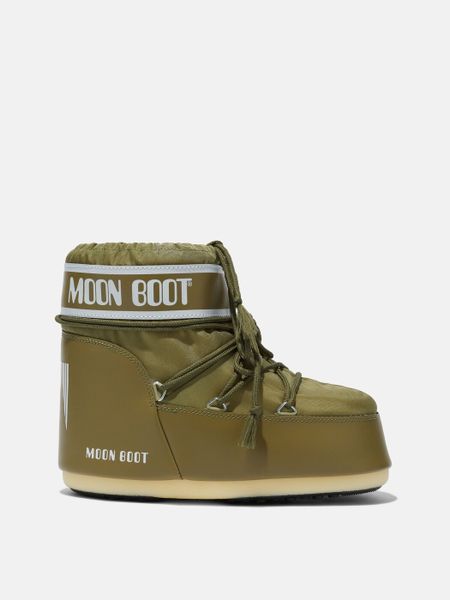Śniegowce damskie Moon Boot ICON LOW NYLON. Zielone śniegowce i trapery damskie Moon Boot, z nylonu. W wyprzedaży za 599.19 zł.