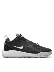 Buty halowe Nike Air Zoom Hyperace 3. Czarne obuwie sportowe damskie Nike, bez wzorów, z gumy, do siatkówki. Za 449.99 zł.