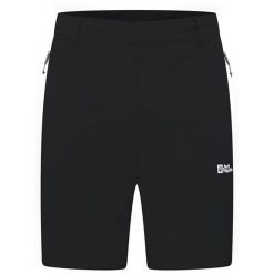 Spodenki trekkingowe męskie Jack Wolfskin Hikeout. Czarne krótkie spodenki sportowe męskie Jack Wolfskin, m, bez wzorów, trekkingowe. Za 279.99 zł.