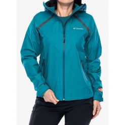 Kurtka przeciwdeszczowa damska Columbia Reign No Shine Jacket. Zielone kurtki damskie Columbia, bez wzorów, bez kaptura. Za 613.99 zł.