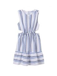 Mayoral Sukienka letnia 6982 Écru Regular Fit. Sukienki dla dziewczynek Mayoral, na lato, bez wzorów, z bawełny, bez ramiączek. Za 119.99 zł.