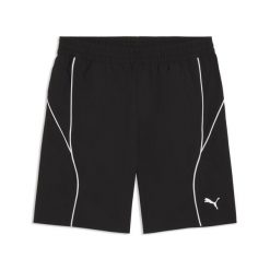 Męskie szorty z tkaniny PUMA Sport PUMA. Czarne krótkie spodenki sportowe męskie Puma, m, bez wzorów, z tkaniny, do biegania. Za 149.00 zł.