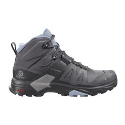 Damskie buty turystyczne Salomon X Ultra 4 Mid Gtx. Czarne obuwie sportowe damskie Salomon, bez wzorów, trekkingowe. Za 731.40 zł.