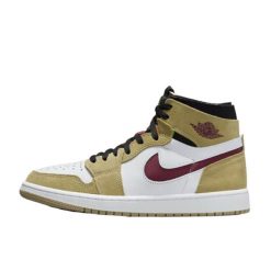 Buty do chodzenia męskie Nike Air Jordan 1 Zoom. Białe buty sportowe męskie Jordan, z materiału, za kostkę, bez zapięcia, trekkingowe, Nike Air Jordan. Za 666.00 zł.