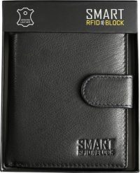 KORUMA Portfel męski skórzany z ochroną RFID BLOCK SM-906GBL Uniwersalny. Brązowe portfele męskie KORUMA, bez wzorów. Za 109.99 zł.