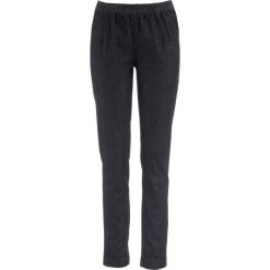 Legginsy dżinsowe "SKINNY" bonprix czarny "stone". Czarne legginsy damskie bonprix, z jeansu. Za 59.99 zł.