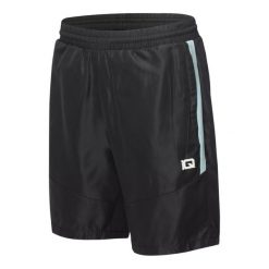 Szorty IQ Cross The Line Daren. Czarne krótkie spodenki sportowe męskie IQ, bez wzorów, na fitness i siłownię. Za 127.38 zł.