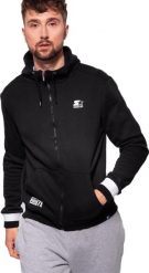Starter Blue Label Bluza z kapturem męska Starter BLUE LABEL czarna SMG-004-BD-200 M. Czarne bluzy męskie Starter Blue Label, m, bez wzorów, z kapturem. Za 162.06 zł.