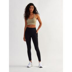 Legginsy fitness damskie Beshaped Lift Me Up z kieszeniami. Szare legginsy damskie BESHAPED, l, bez wzorów, z nylonu, na fitness i siłownię. W wyprzedaży za 169.15 zł.